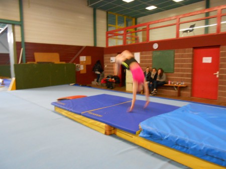 Entrainement avec Elodie....