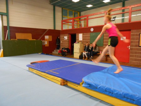 Entrainement avec Elodie....