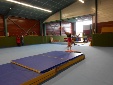 Entrainement avec Elodie....